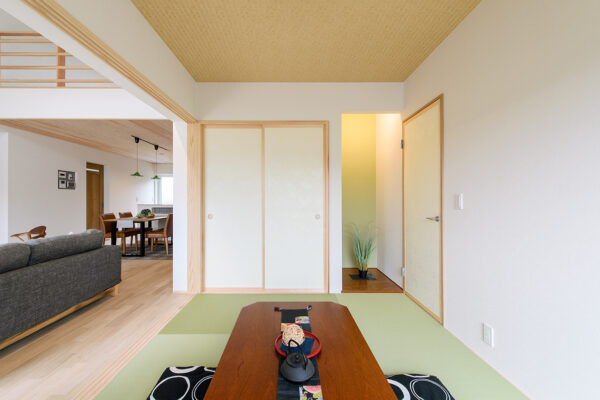 ロフト付き住宅の和室コーナー｜木ごころホーム