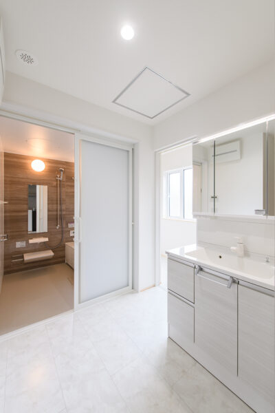 家事が楽になる洗面脱衣室｜木ごころホーム