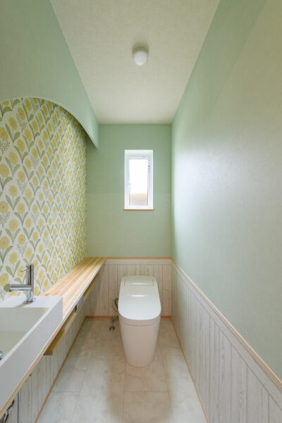 ロフト付き住宅のトイレ｜木ごころホーム