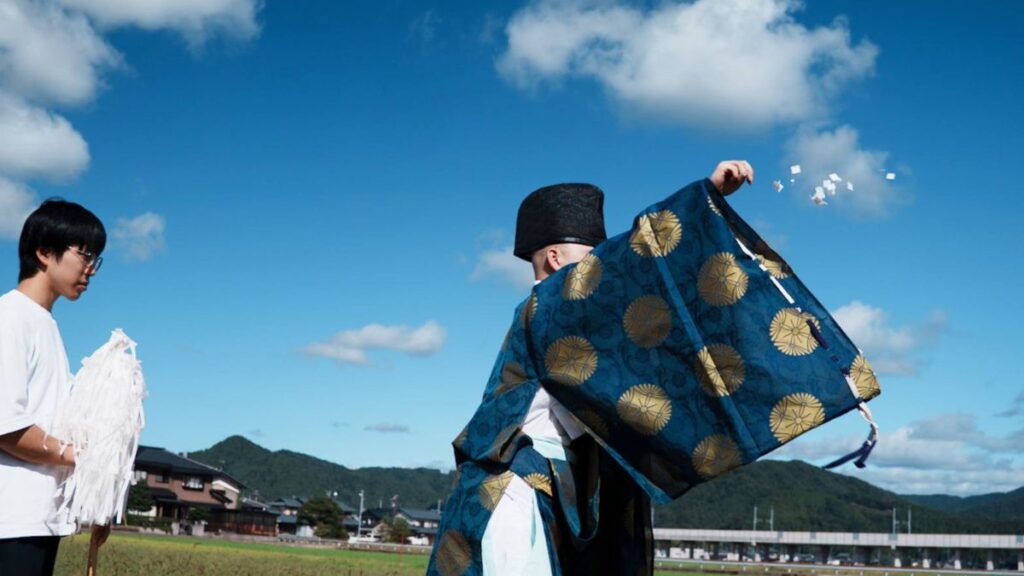 鯖江市中野町の地鎮祭・四方祓い