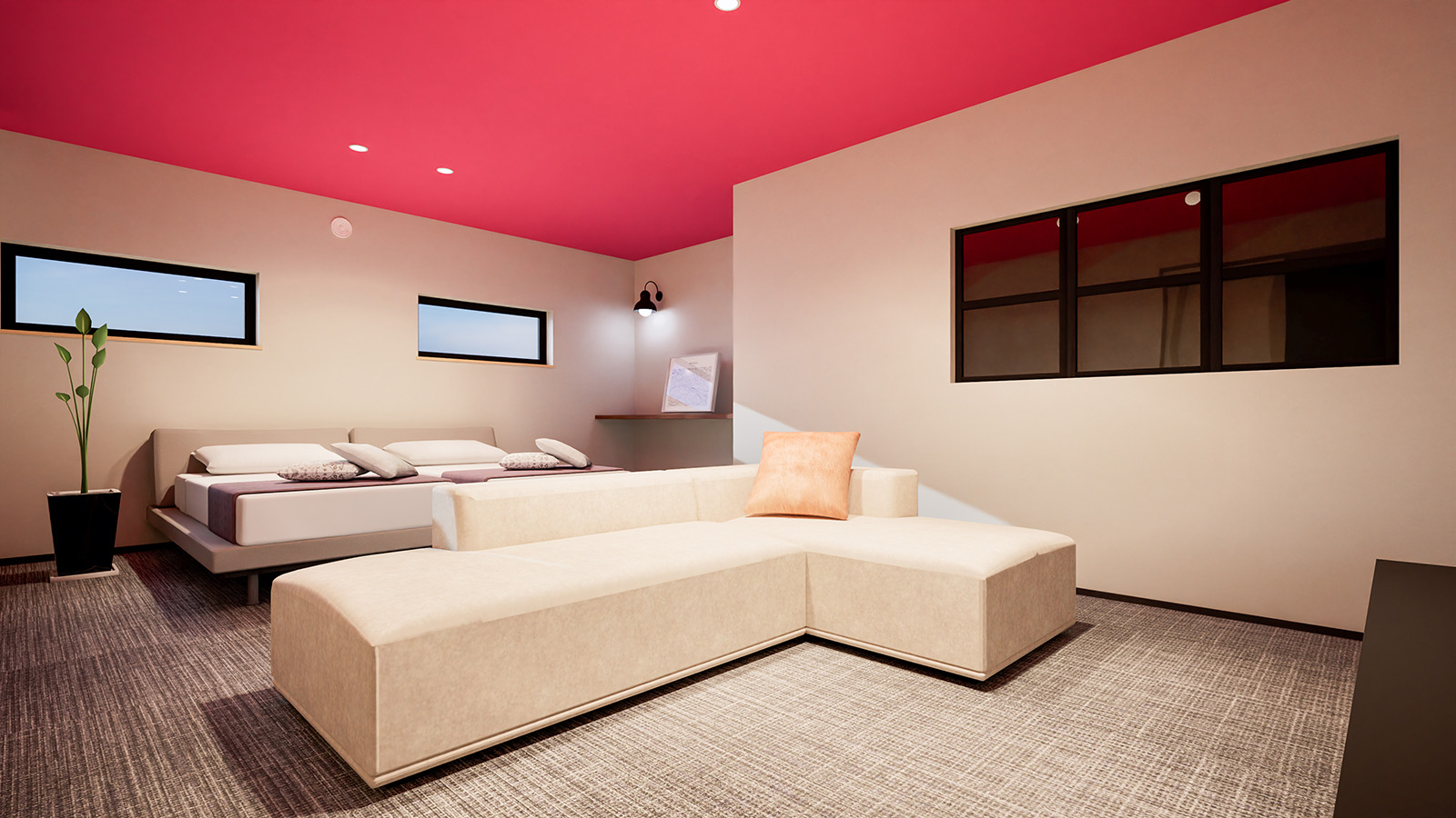 新築完成見学会｜寝室デザイン｜越前市